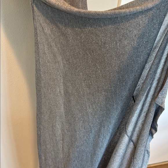 We The Free Gray Asymmetrical Ruched Maxi Dress - Picture 8 of 8
